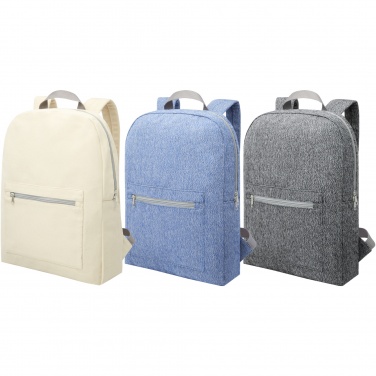 Logotrade advertising products photo of: Pheebs 450 g/m² recycled cotton and polyester backpack 10L