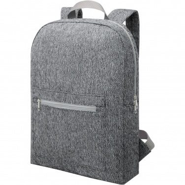 Logo trade advertising products picture of: Pheebs 450 g/m² recycled cotton and polyester backpack 10L