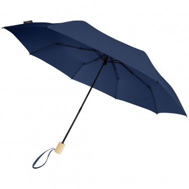 Logotrade promotional merchandise picture of: Birgit 21'' foldable windproof recycled PET umbrella