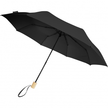 Logotrade promotional product picture of: Birgit 21'' foldable windproof recycled PET umbrella