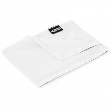Logo trade promotional giveaway photo of: Raquel cooling towel made from recycled PET 80x30 cm