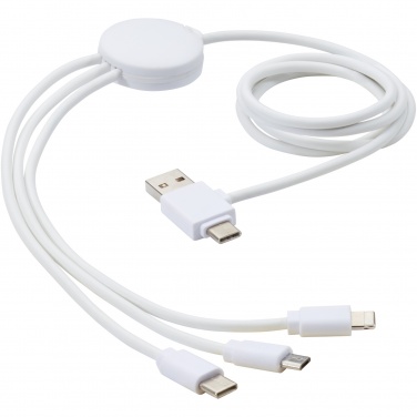 Logotrade promotional items photo of: Pure 5-in-1 charging cable with antibacterial additive