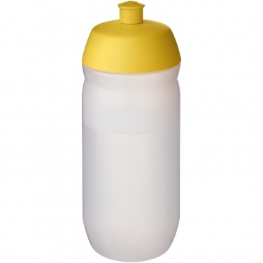 Logo trade promotional merchandise image of: HydroFlex™ Clear 500 ml squeezy sport bottle