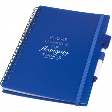 Logo trade promotional gifts image of: Pebbles reference reusable notebook