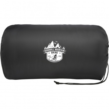 Logo trade corporate gifts image of: Marigold GRS certified RPET polar fleece and sherpa blanket