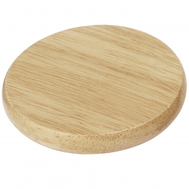 Logotrade promotional product picture of: Scoll wooden coaster with bottle opener