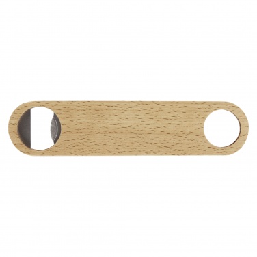 Logo trade business gift photo of: Origina wooden bottle opener