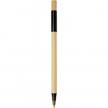 Logo trade promotional products image of: Kerf 3-piece bamboo pen set