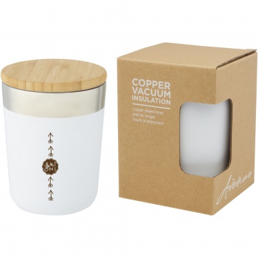 Logotrade corporate gifts photo of: Lagan 300 ml stainless steel tumbler with bamboo lid