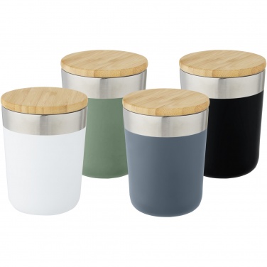 Logotrade promotional gift picture of: Lagan 300 ml stainless steel tumbler with bamboo lid