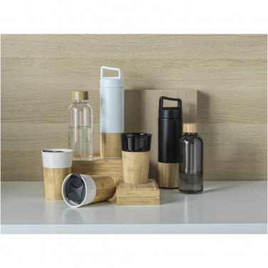 Logotrade promotional merchandise photo of: Torne 540 ml  stainless steel bottle with bamboo outer wall