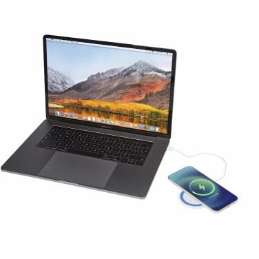 Logo trade promotional item photo of: Peak 10W magnetic wireless charging pad