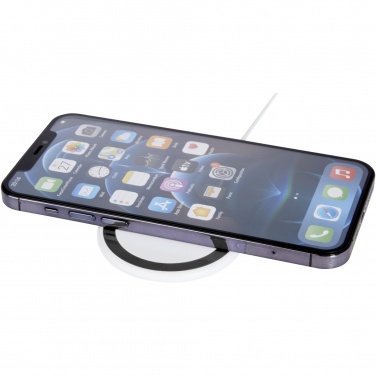 Logo trade promotional giveaway photo of: Peak 10W magnetic wireless charging pad