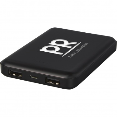 Logotrade promotional merchandise picture of: Gleam 5000 mAh ultra slim light-up power bank