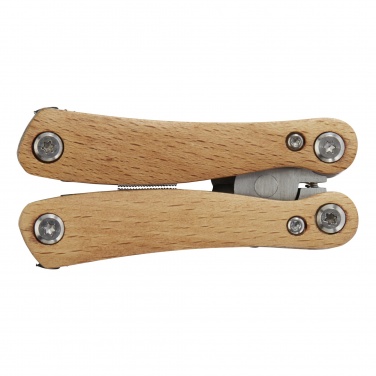 Logo trade promotional gift photo of: Anderson 12-function medium wooden multi-tool