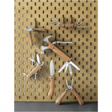 Logotrade promotional gift picture of: Anderson 12-function medium wooden multi-tool