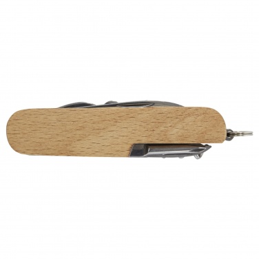 Logo trade promotional products image of: Richard 7-function wooden pocket knife