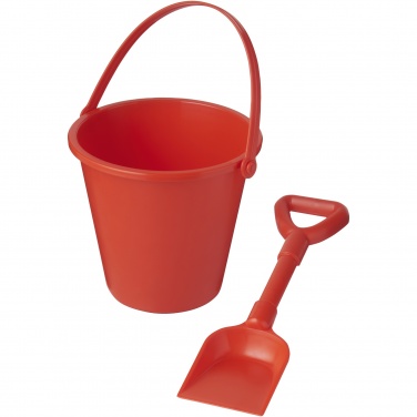 Logo trade promotional giveaways picture of: Tides recycled beach bucket and spade