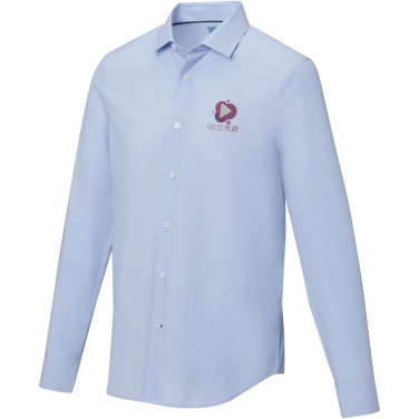 Logo trade business gift photo of: Cuprite long sleeve men's organic shirt