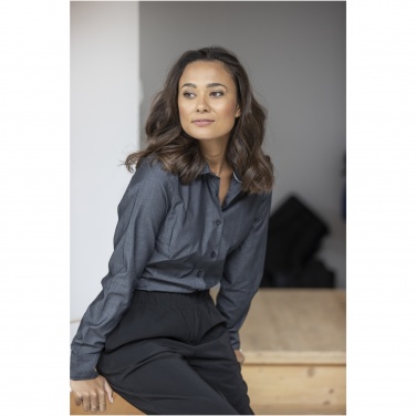 Logotrade corporate gift picture of: Cuprite long sleeve women's organic shirt