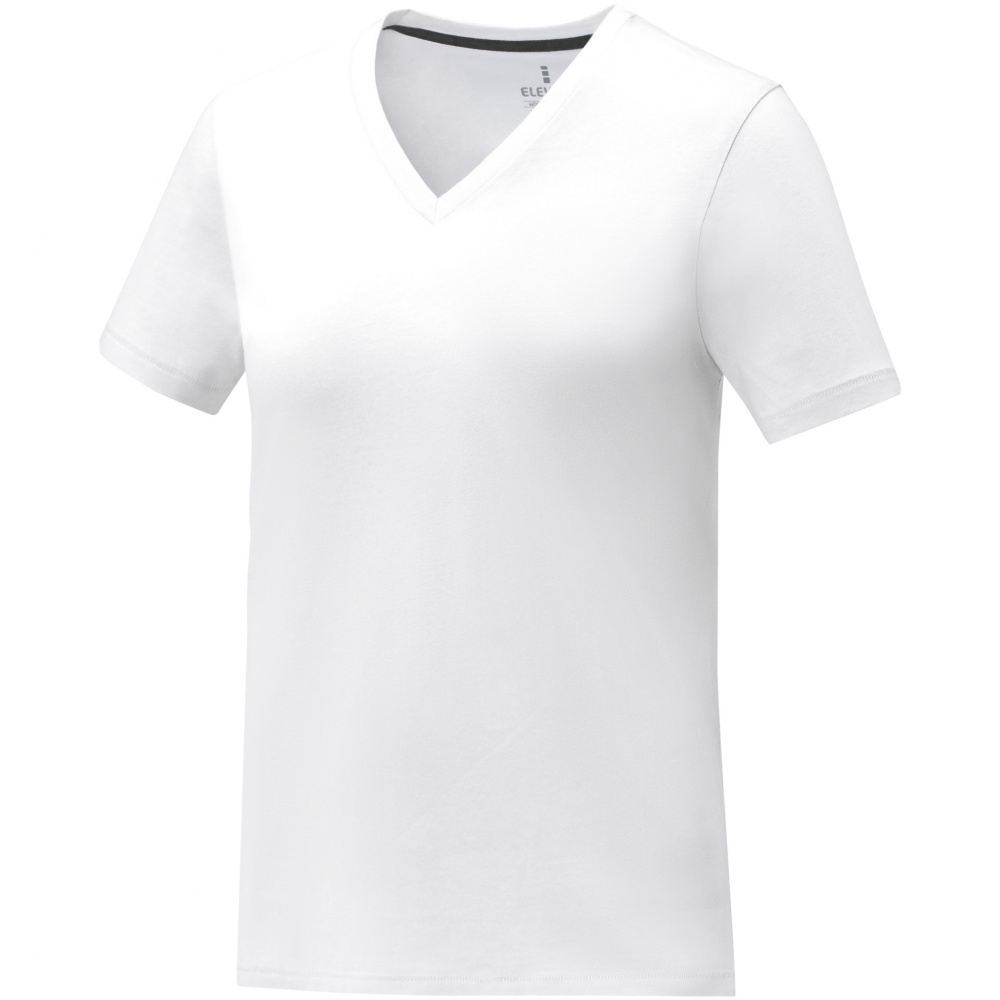 Logotrade promotional item picture of: Somoto short sleeve women's V-neck t-shirt 