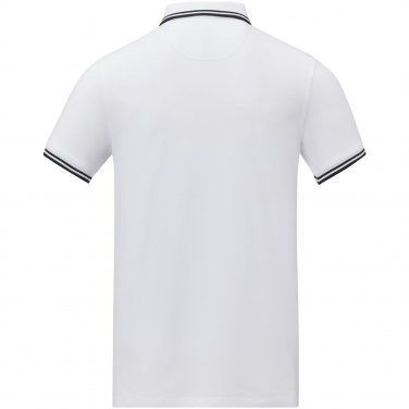 Logo trade promotional merchandise photo of: Amarago short sleeve men's tipping polo