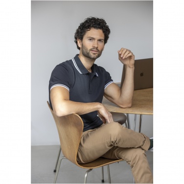 Logotrade corporate gift picture of: Amarago short sleeve men's tipping polo