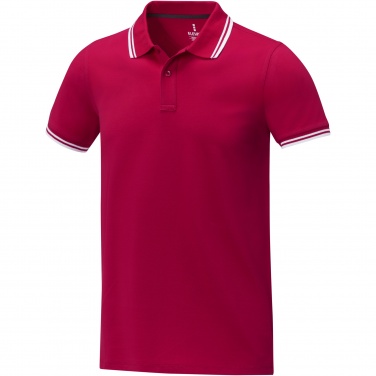 Logo trade promotional items image of: Amarago short sleeve men's tipping polo