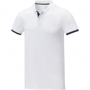 Logo trade promotional merchandise photo of: Morgan short sleeve men's duotone polo