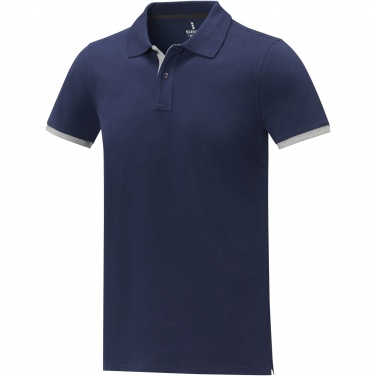 Logo trade corporate gift photo of: Morgan short sleeve men's duotone polo