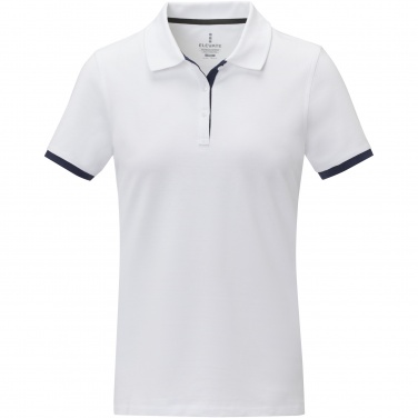 Logotrade promotional product picture of: Morgan short sleeve women's duotone polo