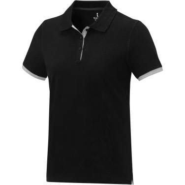 Logotrade promotional merchandise image of: Morgan short sleeve women's duotone polo