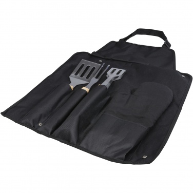 Logotrade promotional gifts photo of: Gril 3-piece BBQ tools set and glove 