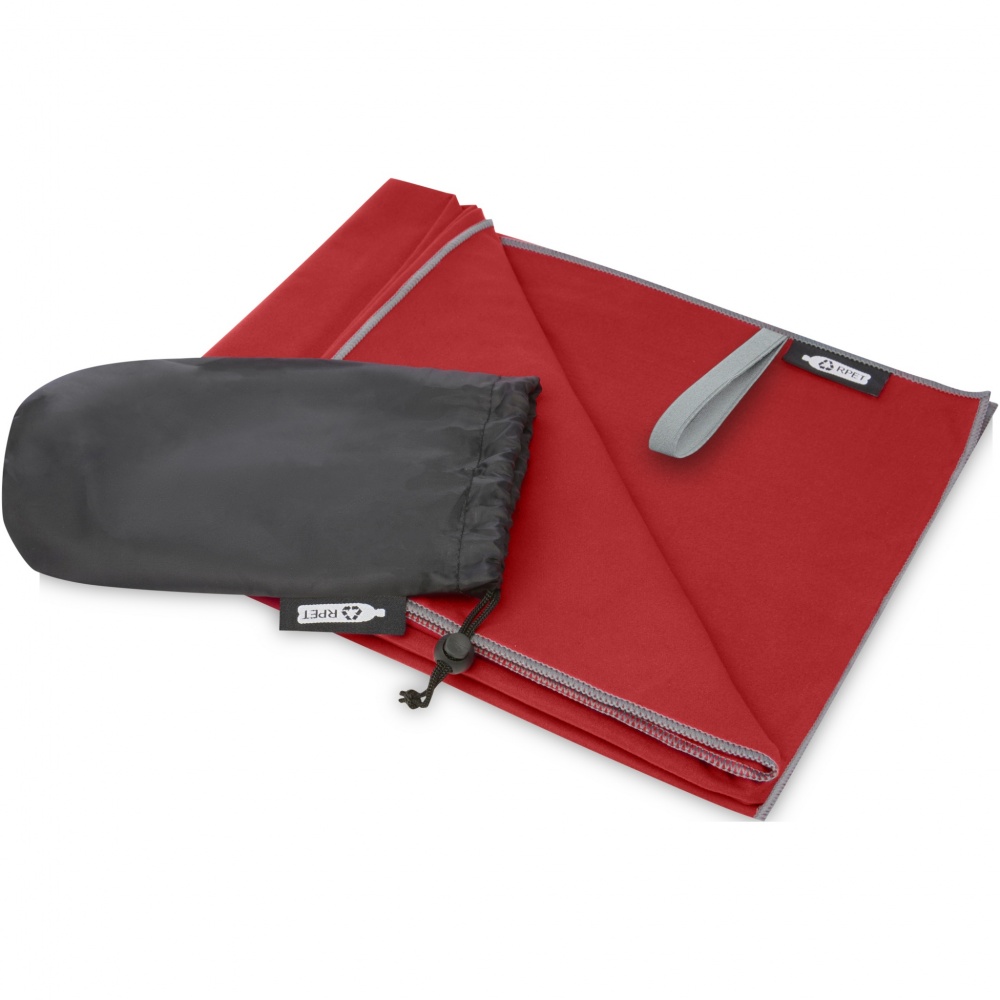 Logotrade promotional merchandise photo of: Pieter recycled PET ultra lightweight and quick dry towel 130 x 80 cm