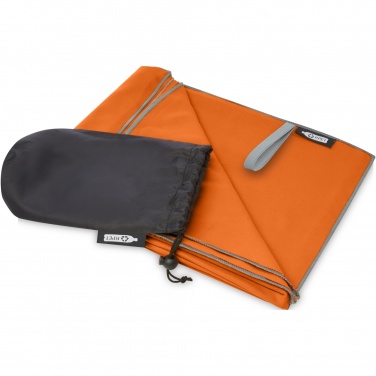 Logo trade business gift photo of: Pieter recycled PET ultra lightweight and quick dry towel 130 x 80 cm