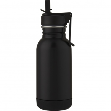 Logotrade promotional products photo of: Lina 400 ml stainless steel sport bottle with straw and loop