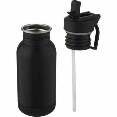 Logotrade corporate gifts photo of: Lina 400 ml stainless steel sport bottle with straw and loop