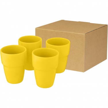 Logotrade promotional items photo of: Staki 4-piece 280 ml stackable mug gift set