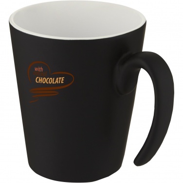 Logotrade promotional merchandise picture of: Oli 360 ml ceramic mug with handle