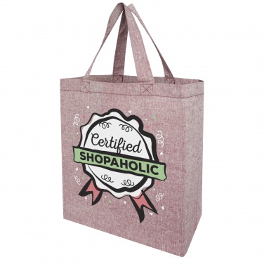 Logo trade promotional item photo of: Pheebs 150 g/m² recycled gusset tote bag 13L