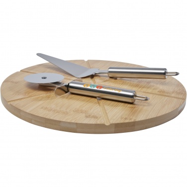 Logotrade promotional item picture of: Mangiary bamboo pizza peel and tools