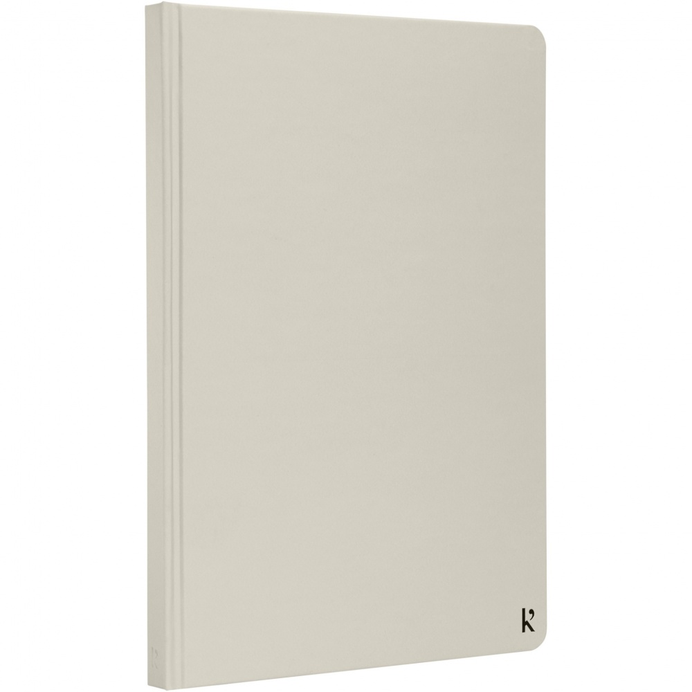 Logo trade promotional gift photo of: Karst® A5 stone paper hardcover notebook - lined