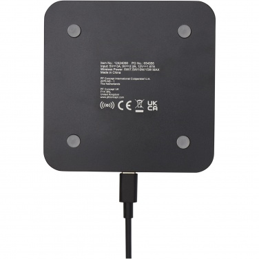 Logotrade promotional product image of: Hybrid 15W premium wireless charging pad