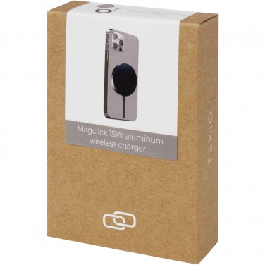 Logotrade promotional item image of: Magclick 15W aluminium wireless charger