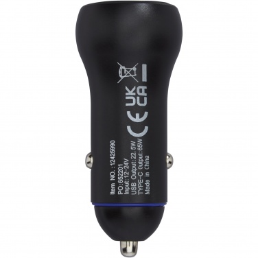 Logo trade advertising products picture of: Pilot dual 55W USB-C/USB-A car charger