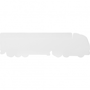 Logotrade promotional item image of: Tait 15 cm lorry-shaped recycled plastic ruler