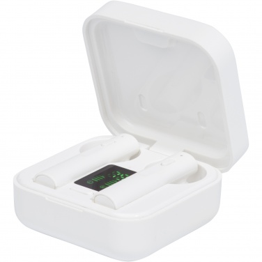 Logo trade corporate gift photo of: Tayo solar charging TWS earbuds 