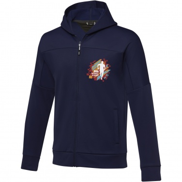 Logo trade promotional giveaway photo of: Nubia men's performance full zip knit jacket