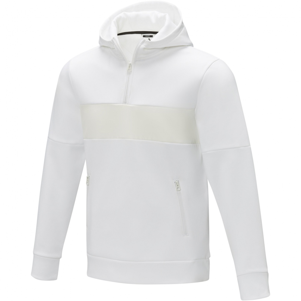 Logo trade corporate gift photo of: Sayan men's half zip anorak hooded sweater