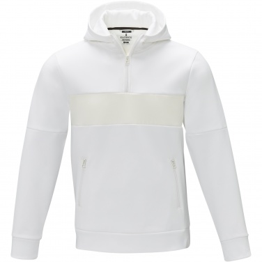 Logo trade promotional giveaway photo of: Sayan men's half zip anorak hooded sweater